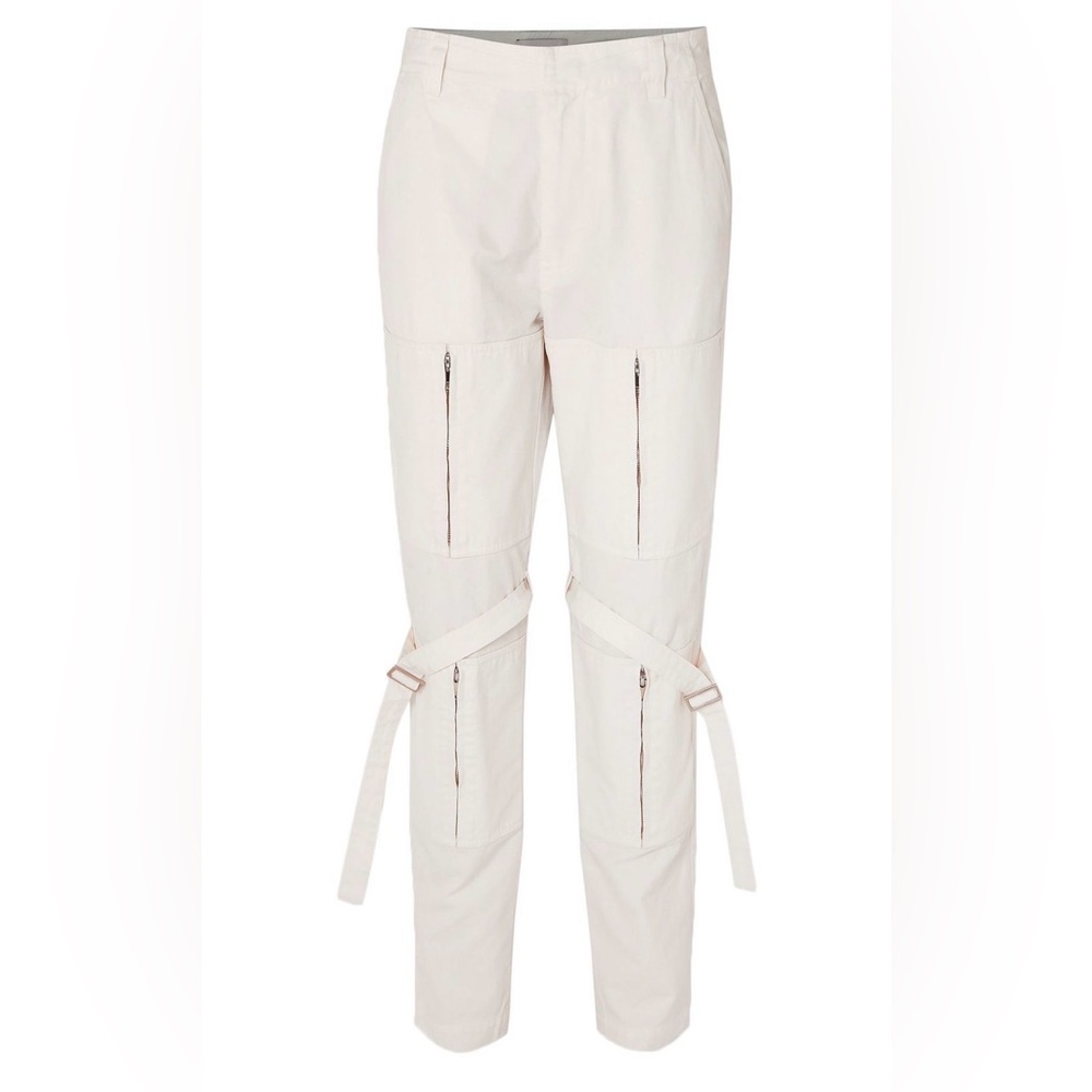 AMBUSH
Zip-detailed cotton-canvas tapered pants